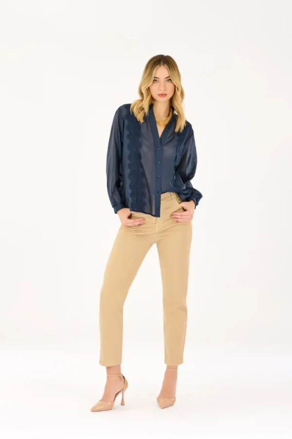 Giorgia & Johns Camicia inserti pizzo