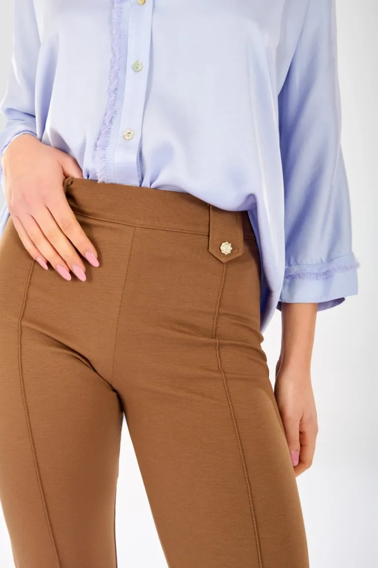 Giorgia & Johns Pantalone con dettaglio passanti