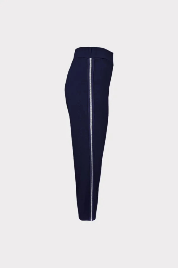 Giorgia & Johns Pantalone in maglia con banda lurex
